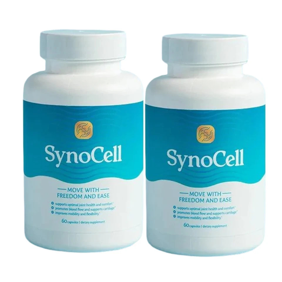 2-Pack Synocell Capsules – Back Neck and Joint Support Complex