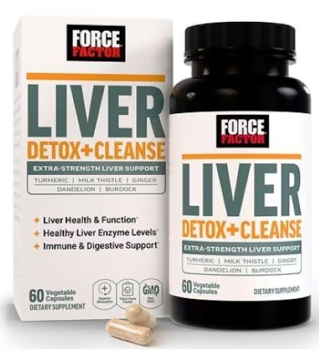 🛡️Force Factor ~ Liver Detox + Cleanse ~ 60 Caps ~ Sealed ~🛡️