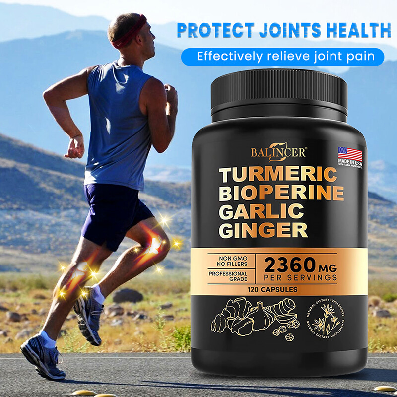30/60/120Capsules Turmeric Curcumin 2360mg Herbal Extract with BioPerine