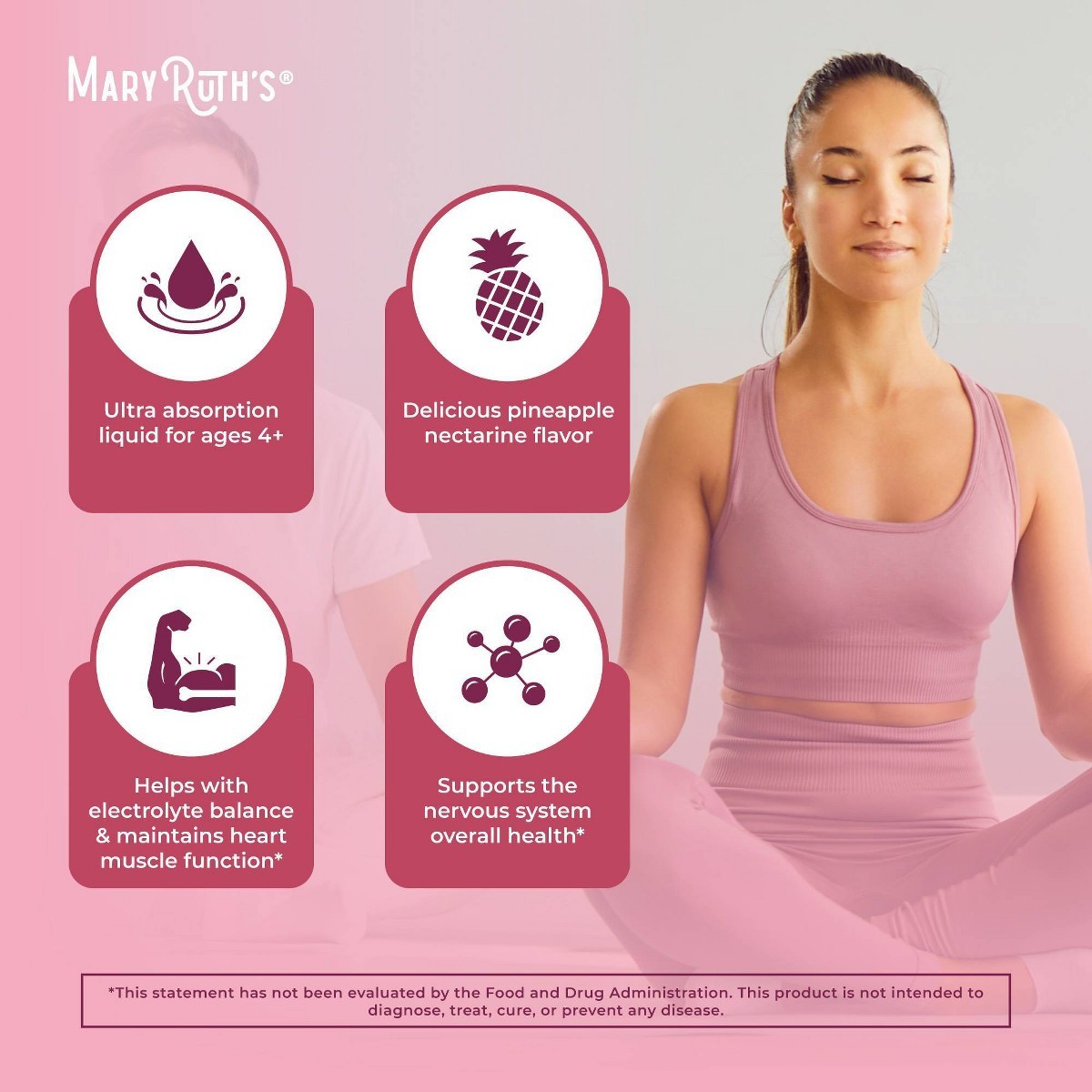 MaryRuth’s Liquid Magnesium Blend – Raspberry Lemonade – 15.22 fl oz