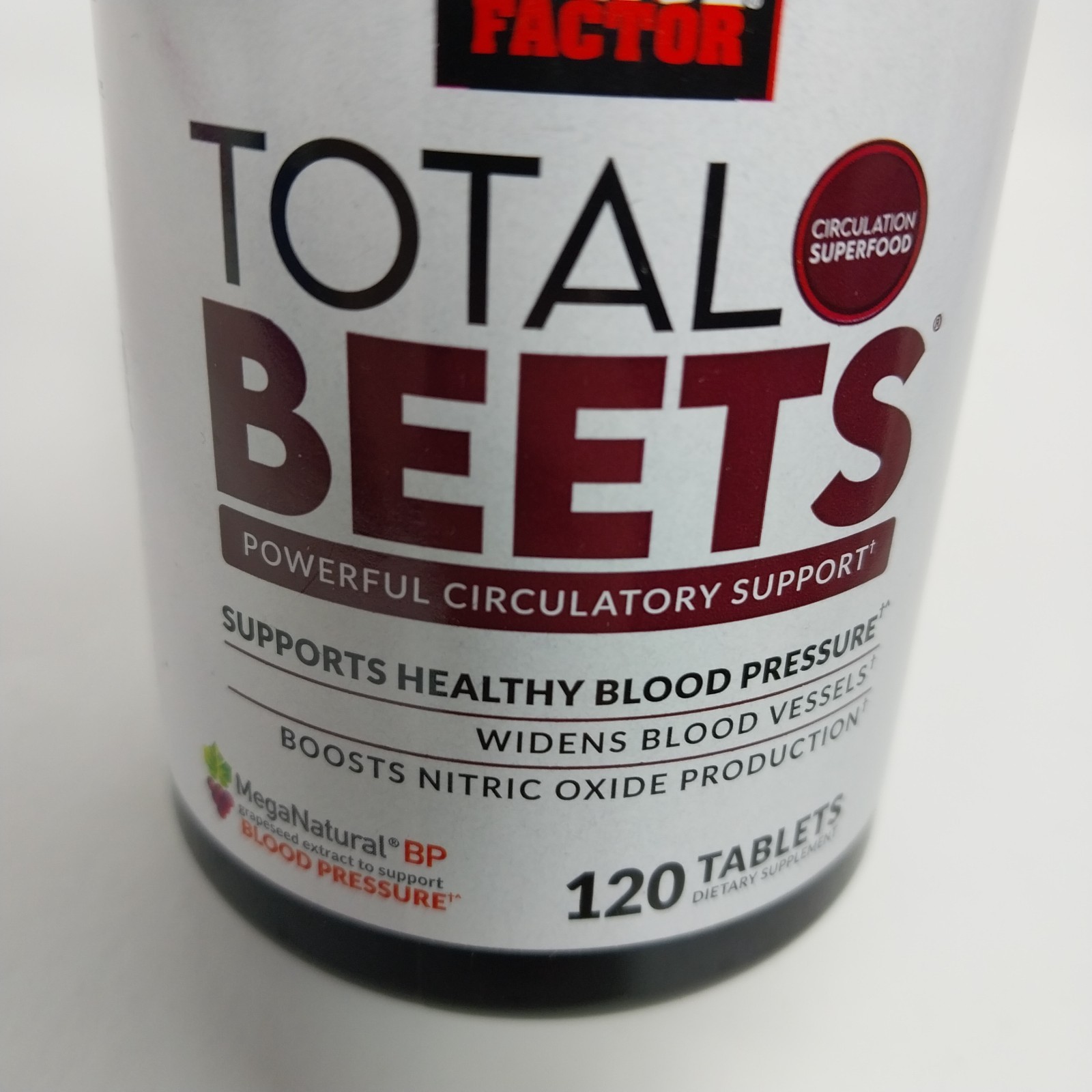Total Beets Circulation Superfood Beet Root with Blood Pressure Support 120ct