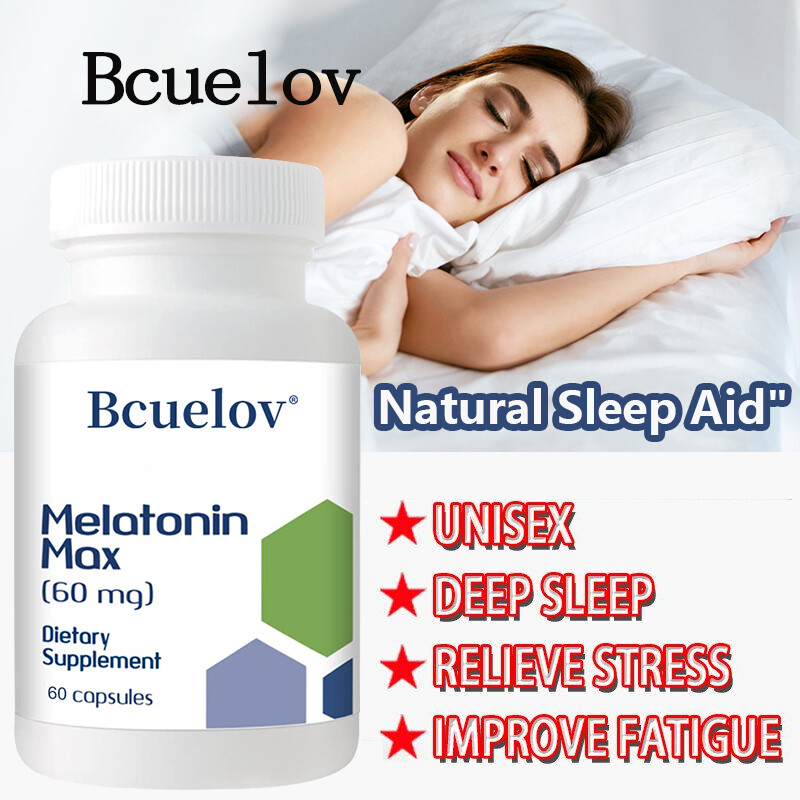 Qty30/60/120 Capsules For Sleep Support Supplement Relieve Stress Better Sleep
