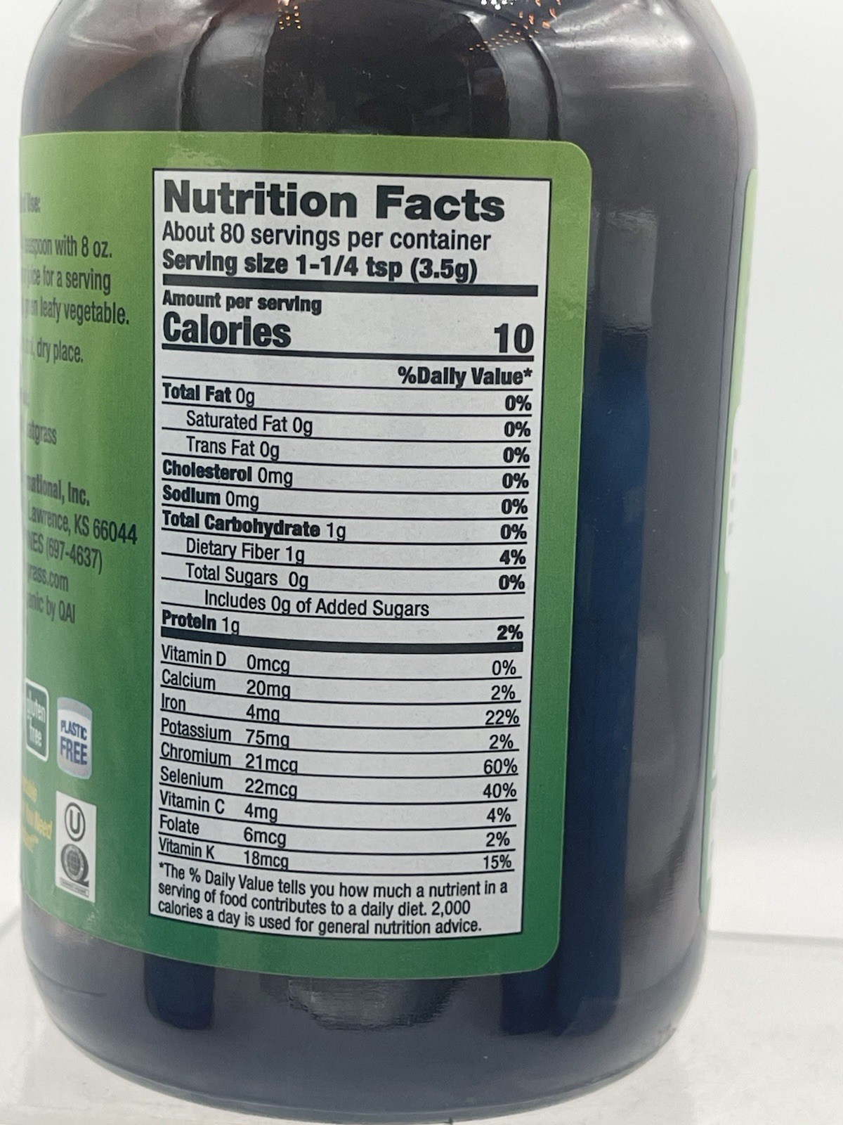 Pines International Wheat Grass Powder 10oz 280g Gluten Free Non GMO EXP 01/29