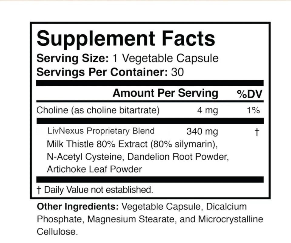 Hepagard Natural Liver Support Dietary Supplement 30Count Pack of 3 Free Shiping