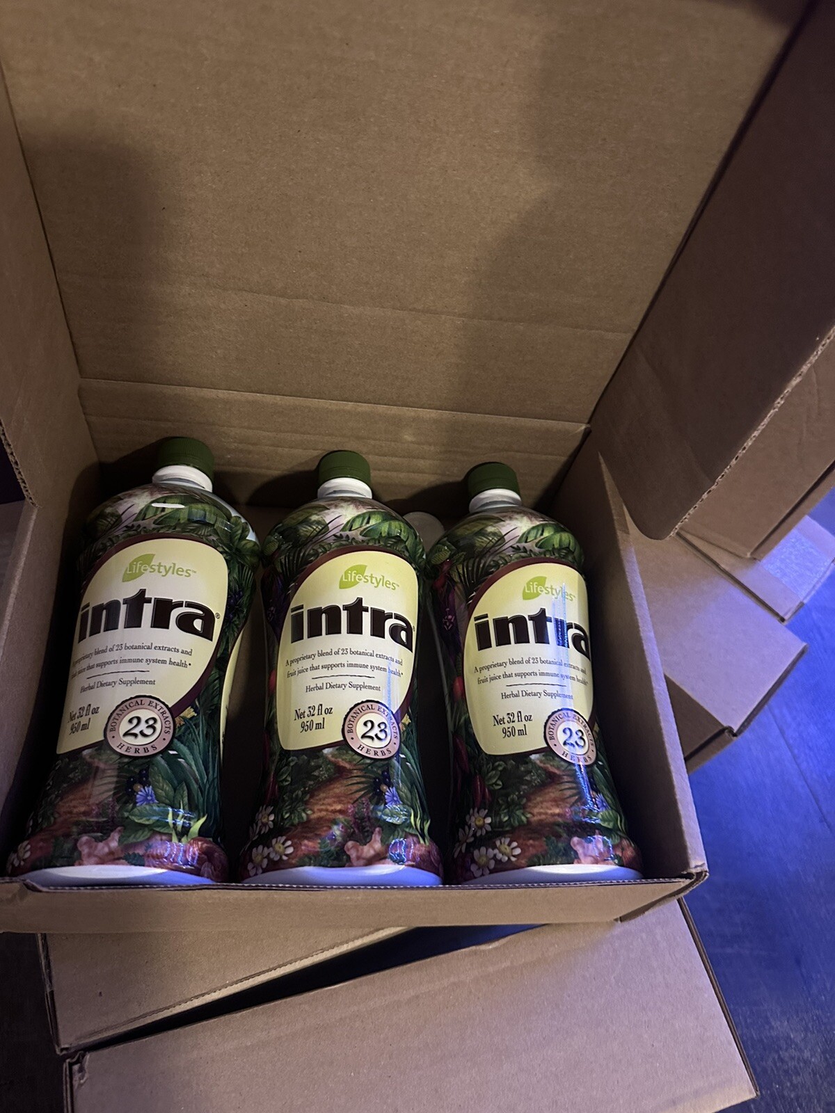 LIFESTYLES INTRA TRIO JUICE – 3 bottles