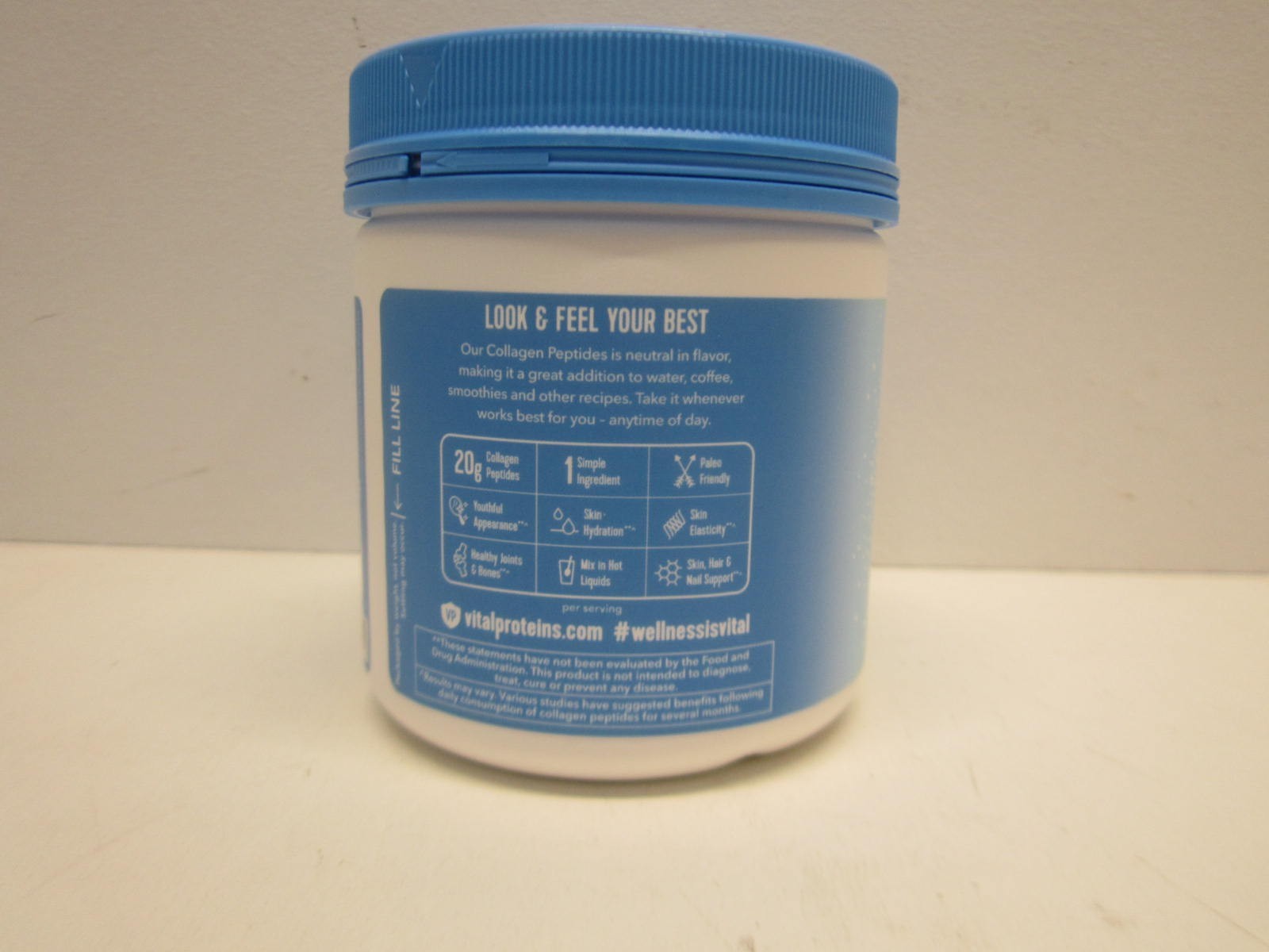 Vital Proteins 5 oz Holiday Edition Unflavored Collagen Peptides 08/2027 – Qty 6