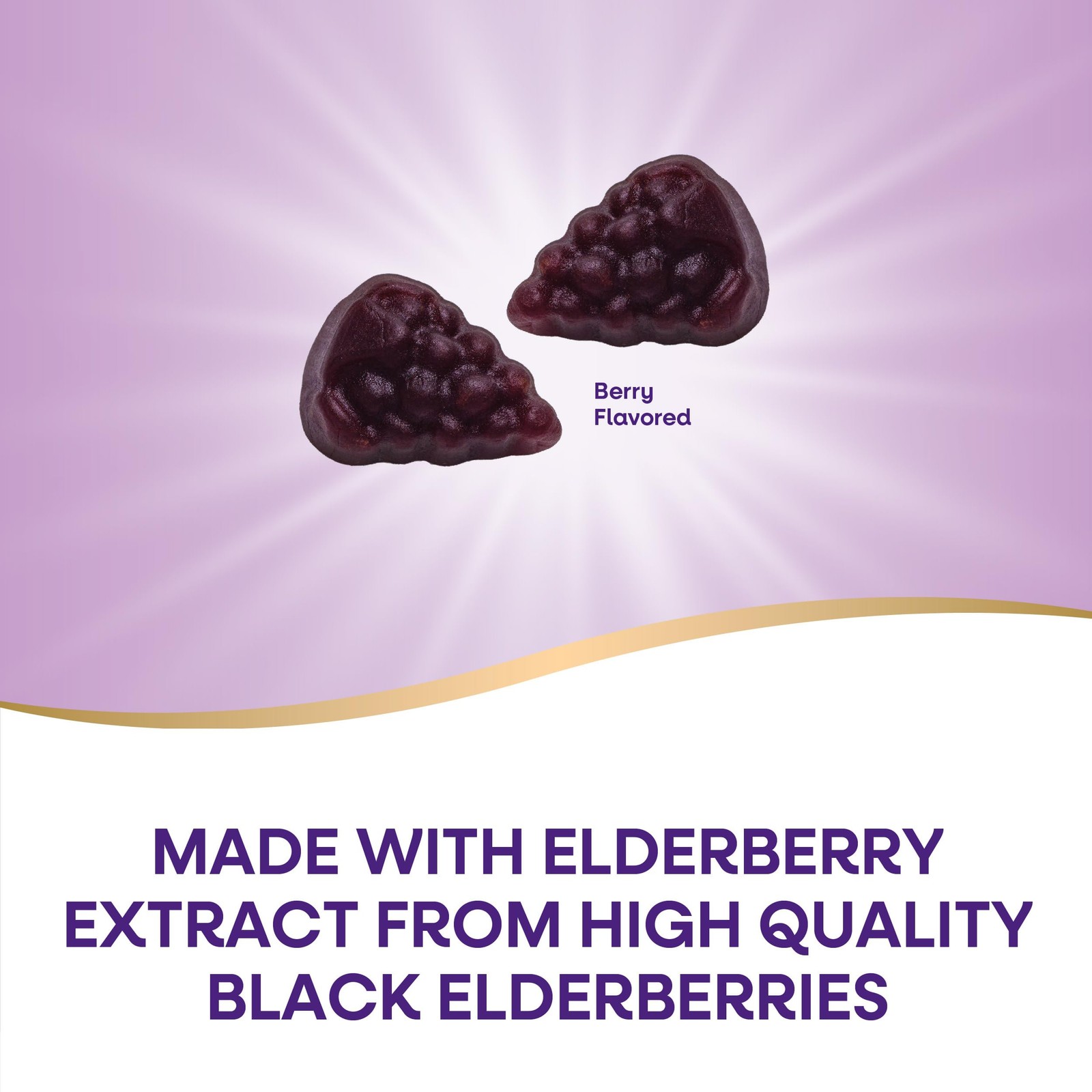 Nature’s Way Sambucus Elderberry Immune Support Gummies 60 Count (Pack of 3)
