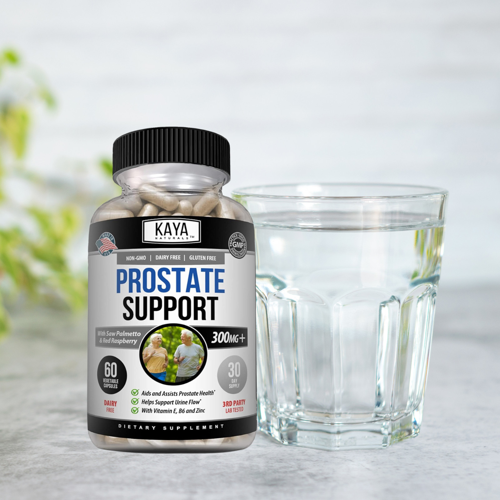 (2 Pack) Prostate Support – Reduce Frequent Urination, Stamina supplement 60ct