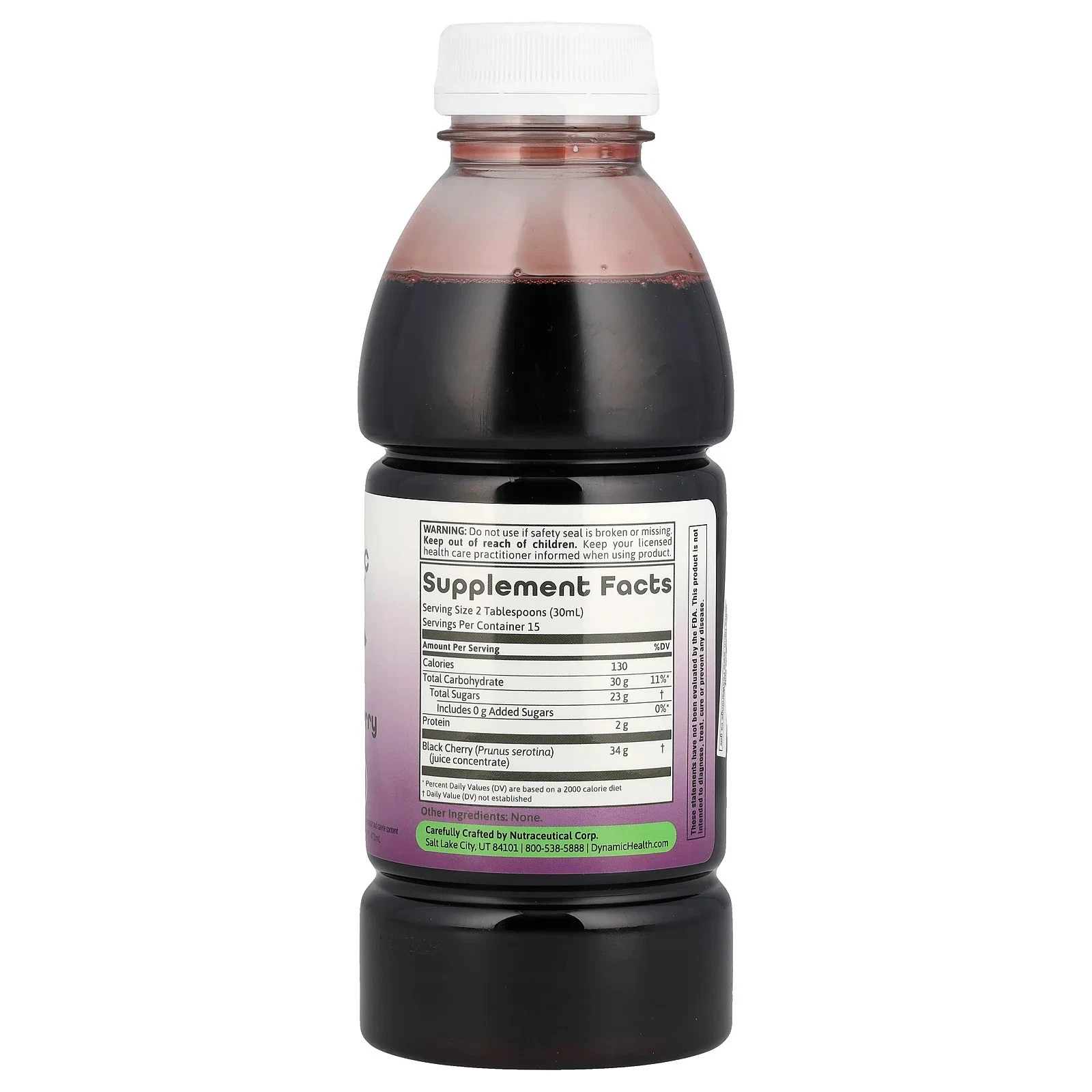 Dynamic Health Black Cherry Concentrate 16 fl. oz Each (Pack of 3)