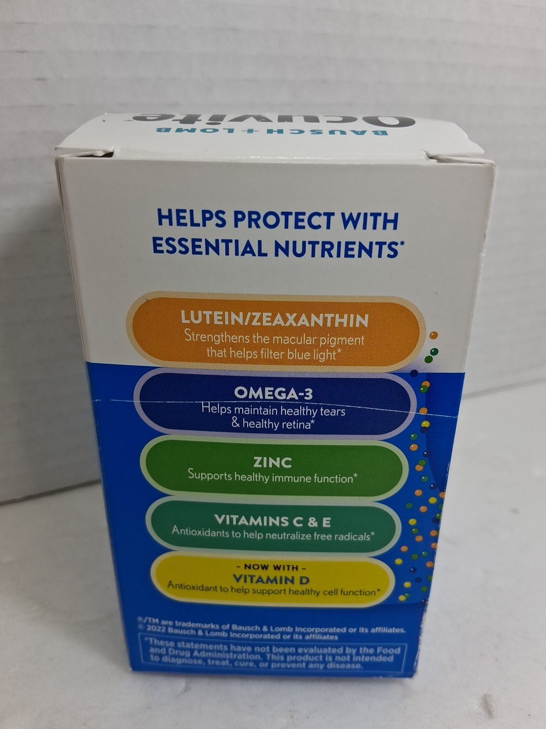 Bausch + Lomb Ocuvite Adult 50+ Eye Vitamin & Mineral Supplement- 90 Ct