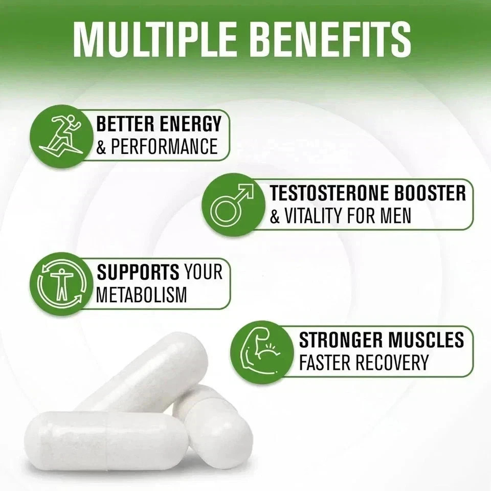 2 Pack NaturalSlim Testosterin Men’s Multivitamins Testosterone Booster 180 Caps
