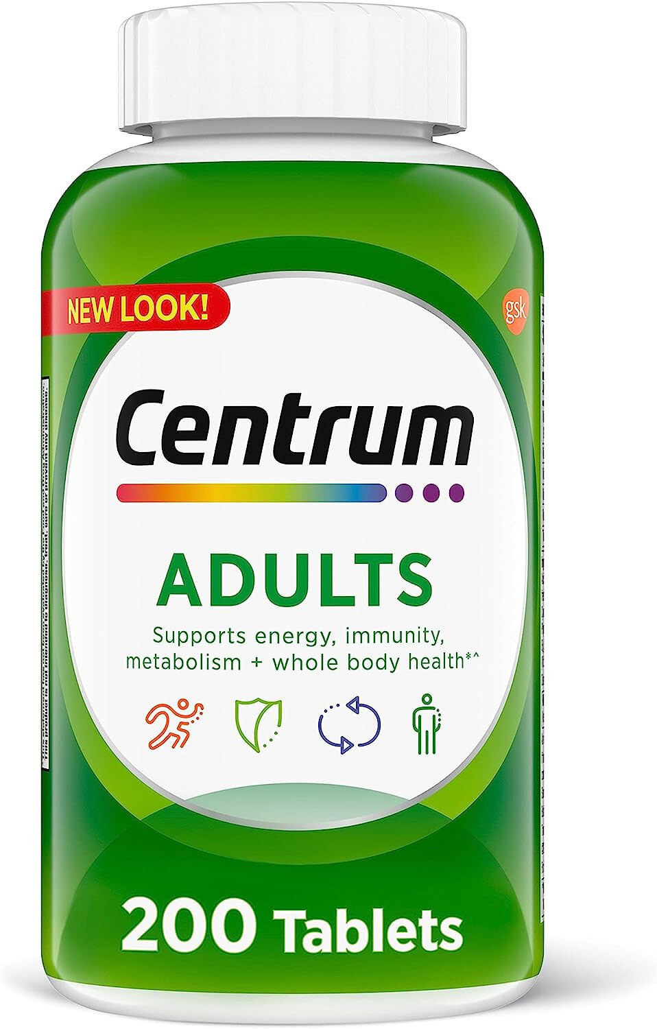 NEW Centrum Multivitamin ADULT Multimineral Supplement 200 Tablets