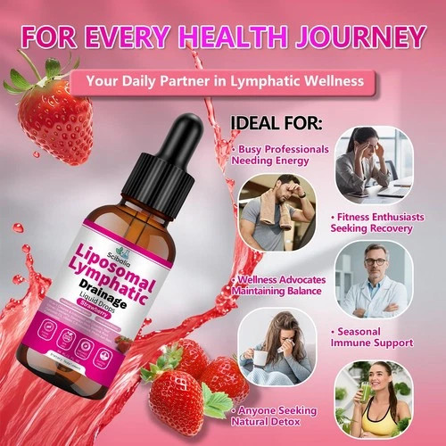 Scibalia Liposomal Lymphatic Drainage Drops, 11-in-1 2 Fl Oz (Pack of 1)