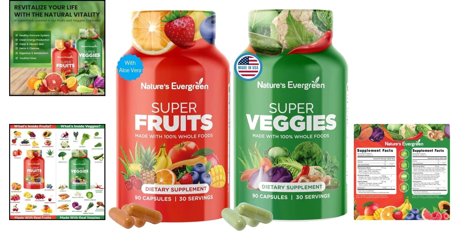 Authentic Balance of Nature Whole Food Fruits and Veggies Produce All Naturals