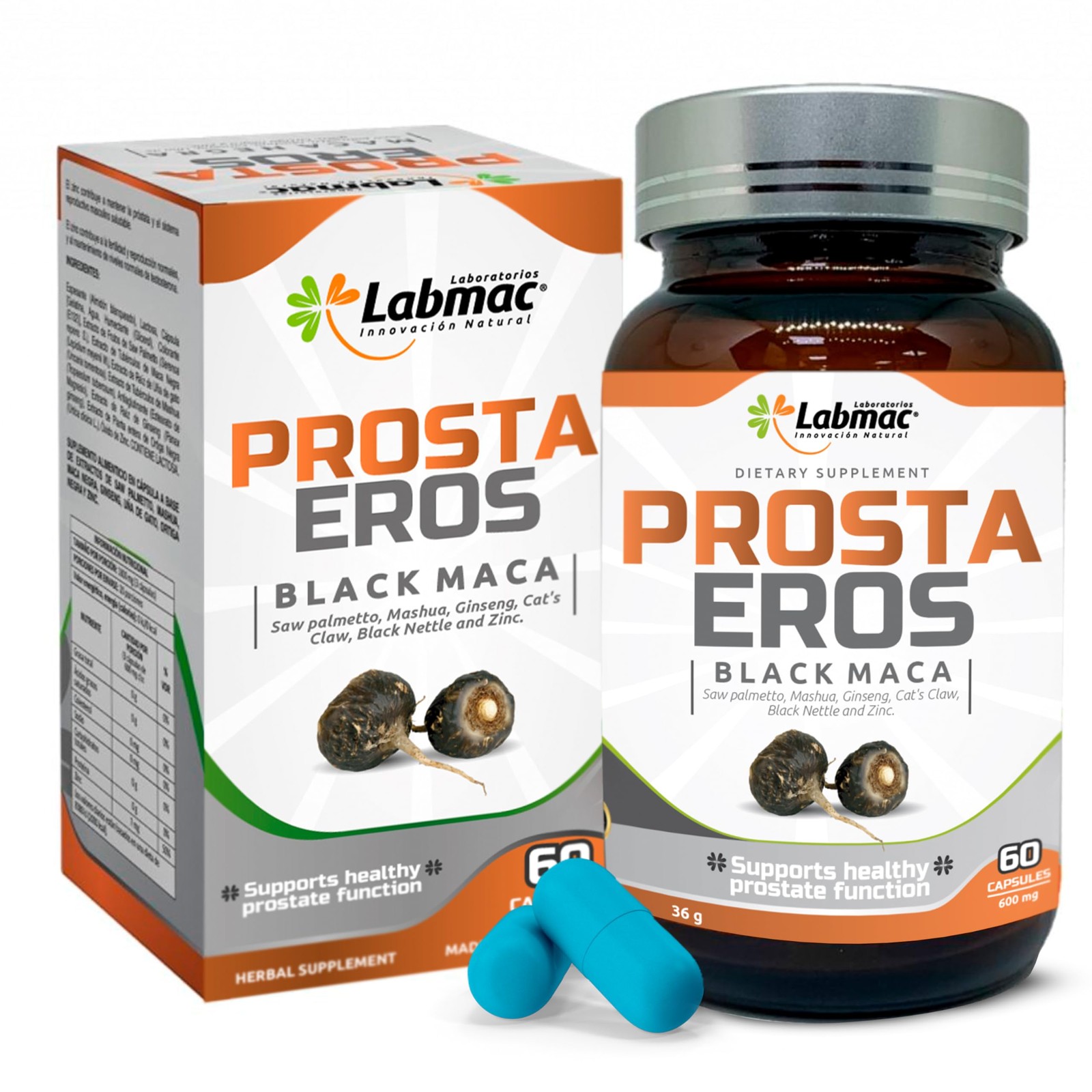 Prosta Eros – ProstaEros- Prostate Support Supplement – 60 Count (Pack of 1)