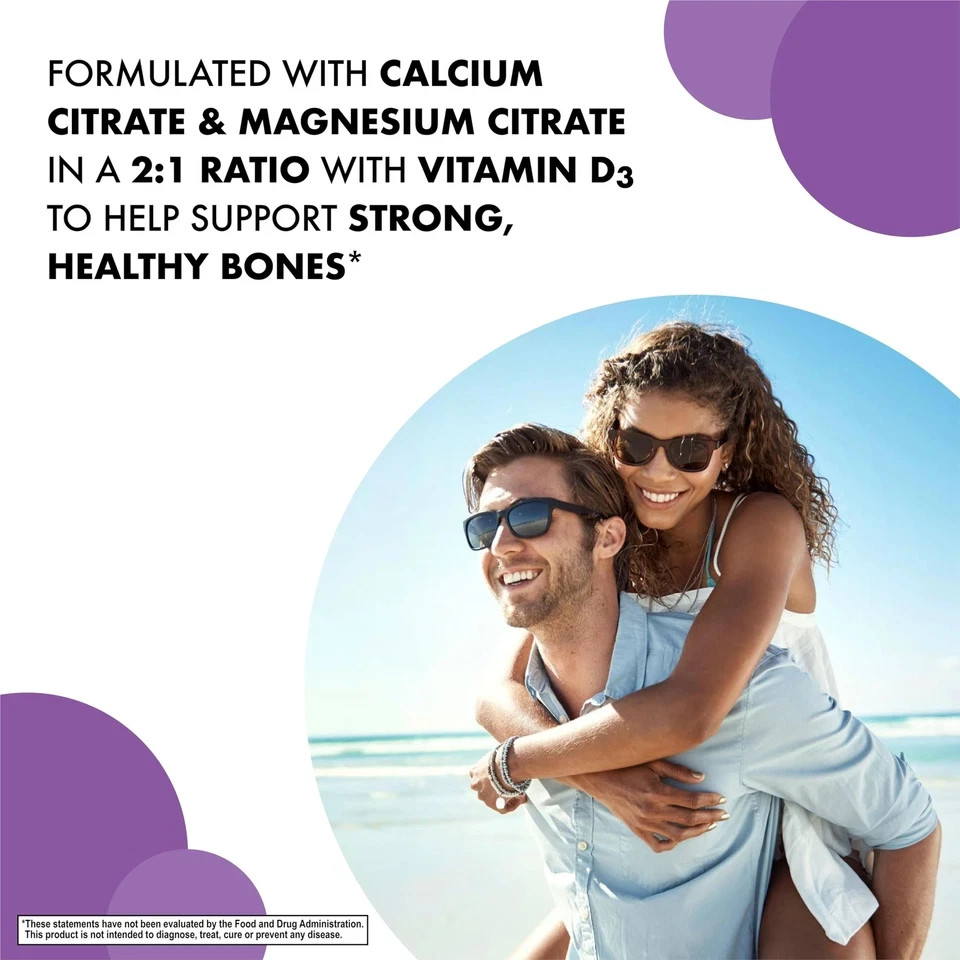 Liquid Calcium Magnesium Vitamin D3 Blueberry Flavor 16 Fl Oz