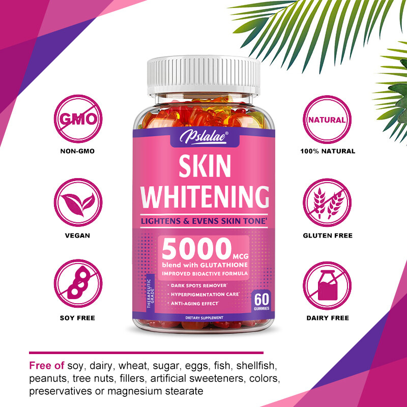 Glutathione Gummies – Whitening and Brightening Skin, Anti-wrinkle, Anti-aging