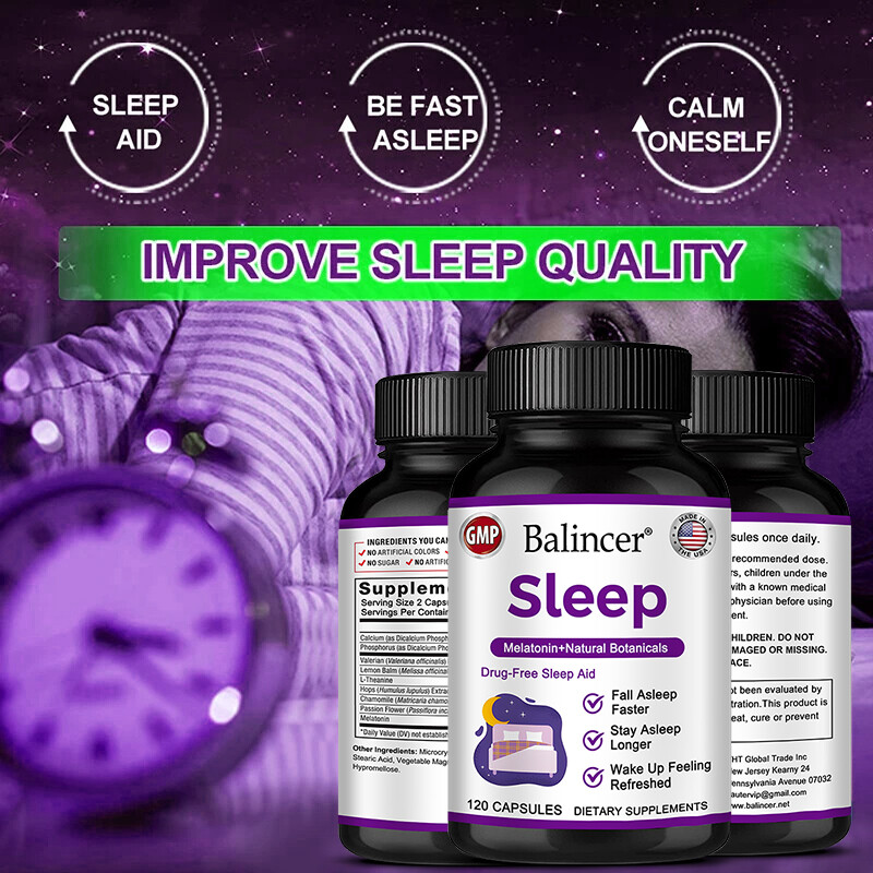 Sleep Capsules 630/60/120ct, Fall Asleep Fast & Stay Asleep, Sleep Supplement