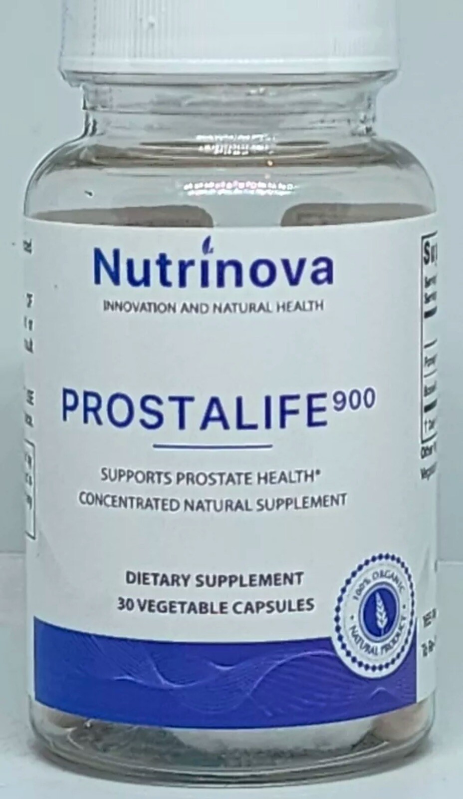 Nutrinova Prostalife 900 Prostate Support Supplement 30 Capsules New Exp 06/2027
