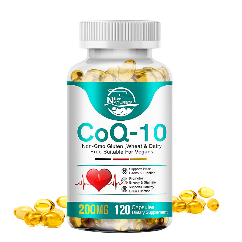 CoQ 10 Coenzyme Q10 Softgels 200mg, 240 Capsules – Vegetarian Non-GMO Ubiquinol