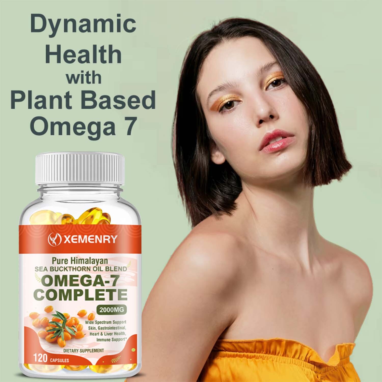 Omega-7 Complete – with Organic Sea Buckthorn Oil, Anti-aging, Antioxidant