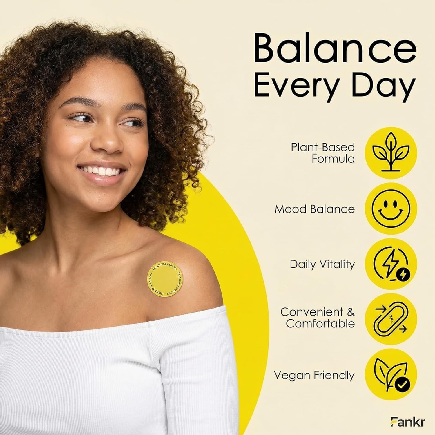 🔥2 pack Kind Patches Dopamine Mental Wellness Patches for Mood Support 60 Count