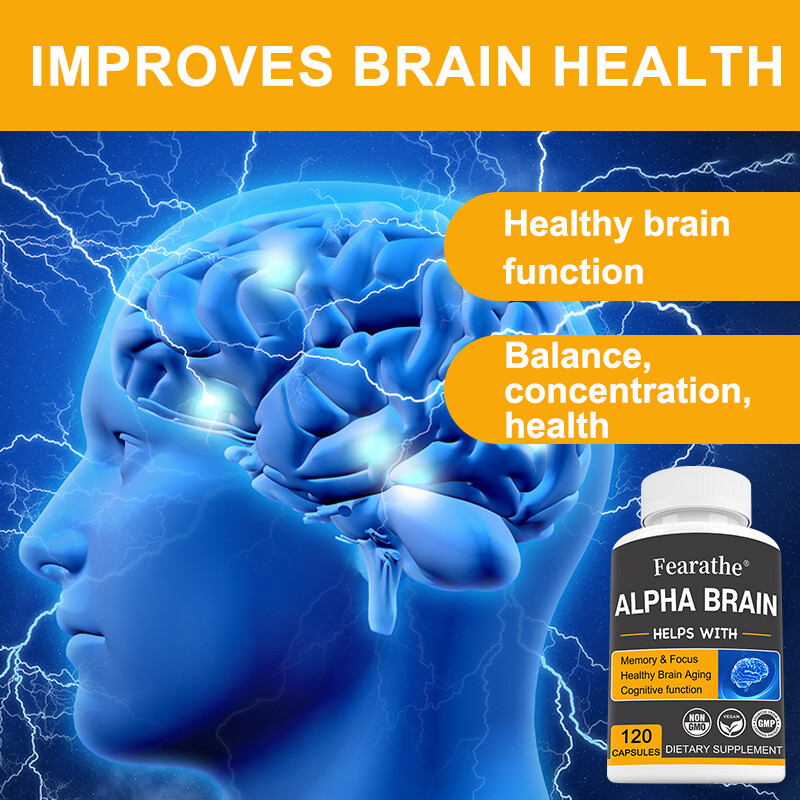 Alpha Brain Memory & Focus – 30/60/120 Capsules – Best before 08/2026 -…