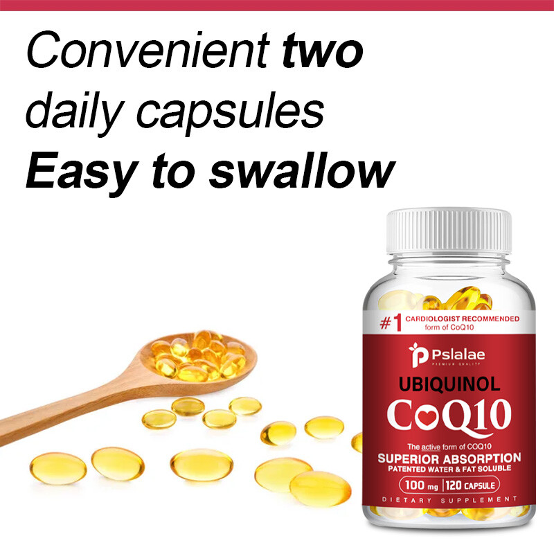 Ubiquinol CoQ10 Capsules 100mg – Superior Absorption, Heart Health Supplements