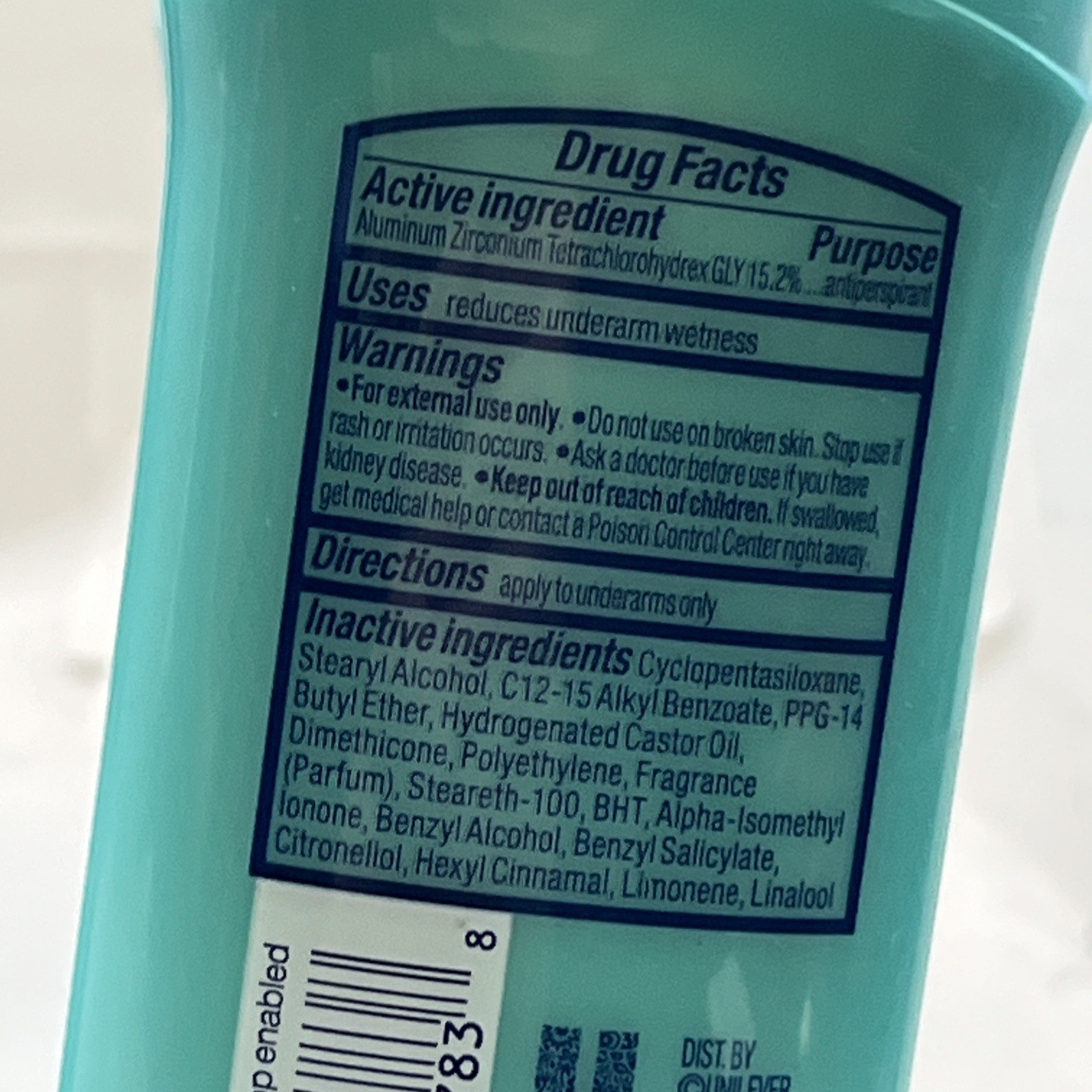 Degree Ultra Fresh Antiperspirant Deodorant Stick 2.6 Ounce 4 Pack Exp5/2027