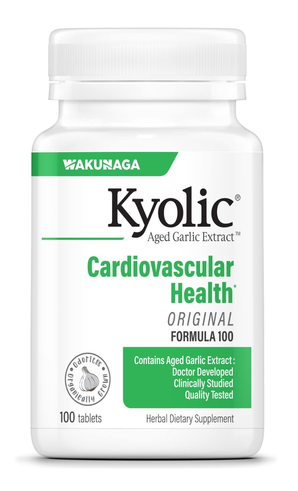 Kyolic Aged Garlic Extract Formula 100 Heart Health Supplement 100 Tablets