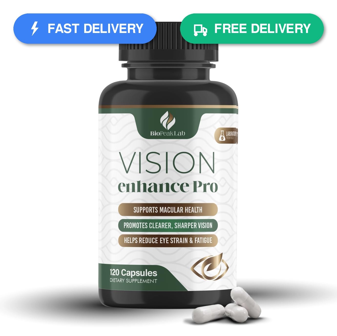 BioPeak Lab Vision Enhance Pro Eye Wellness Supplement with Lutein,…