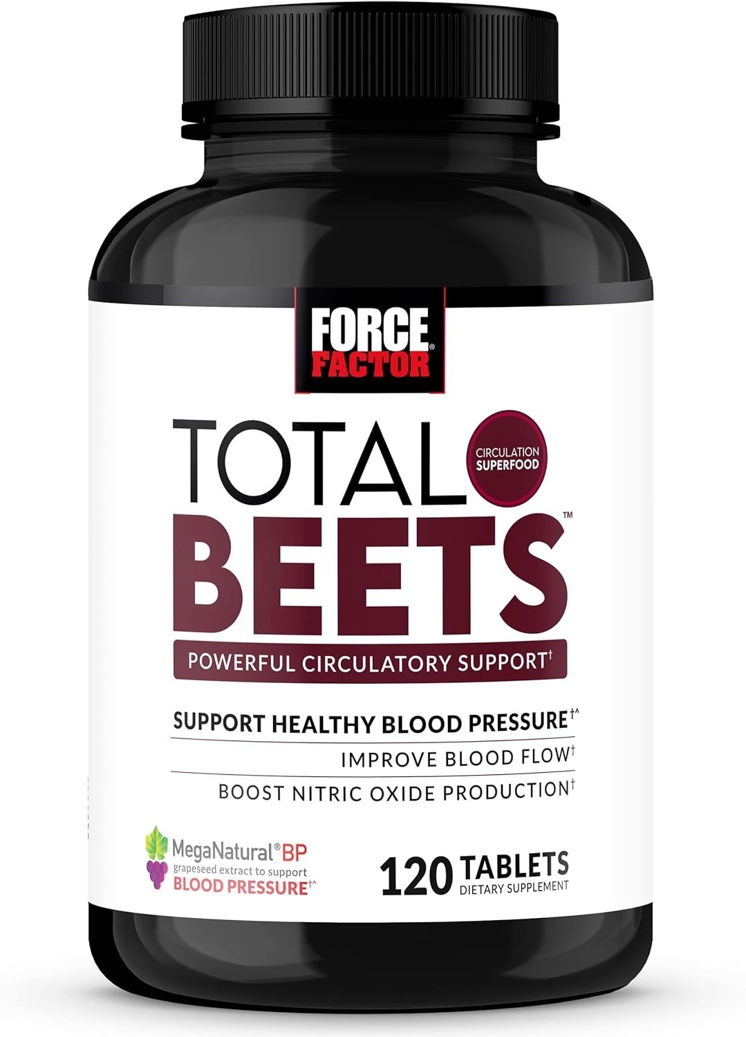 NO3-T Powered Total Beets – 120 Tablets for Enhanced Circulation & Heart Support