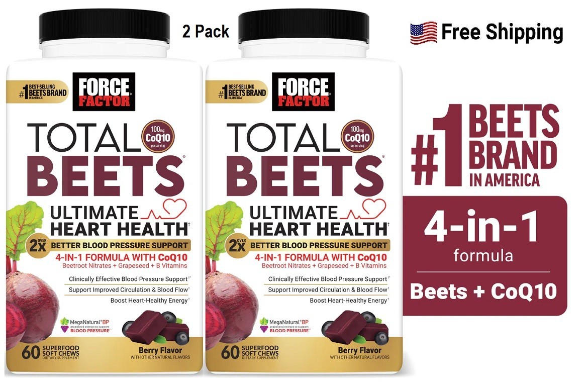 Force Factor Total Beets Ultimate Heart Health ( 2 pack )