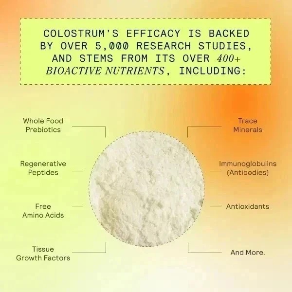2 BOTTLES—ARMRA Colostrum Superfood Grass-Fed Immune Fitness Brain Benefits