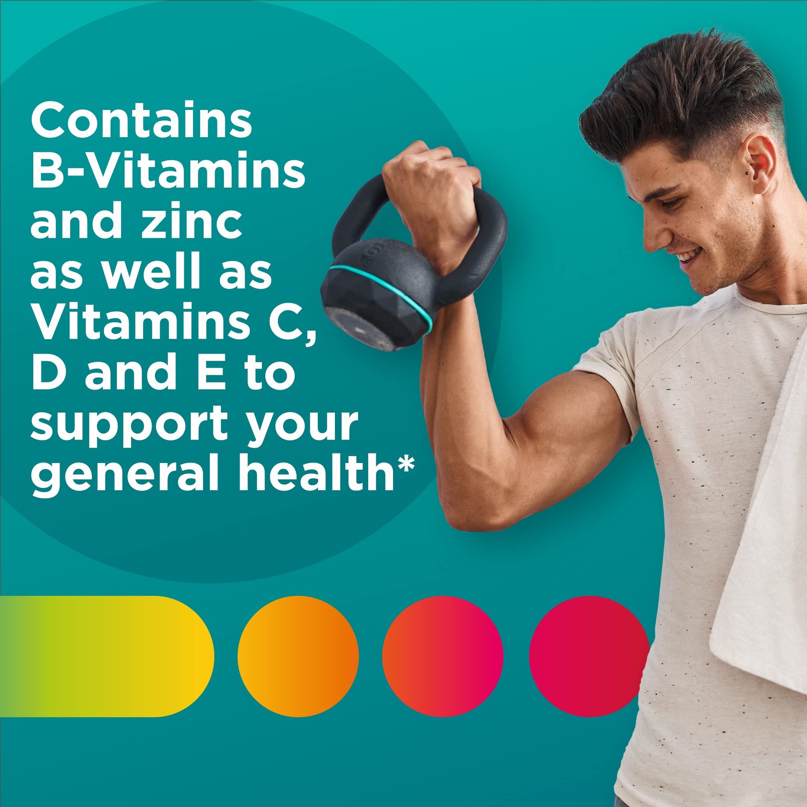 Centrum Men’s Multivitamin Gummies, Immune, Energy, 100 Count (Pack of 1)
