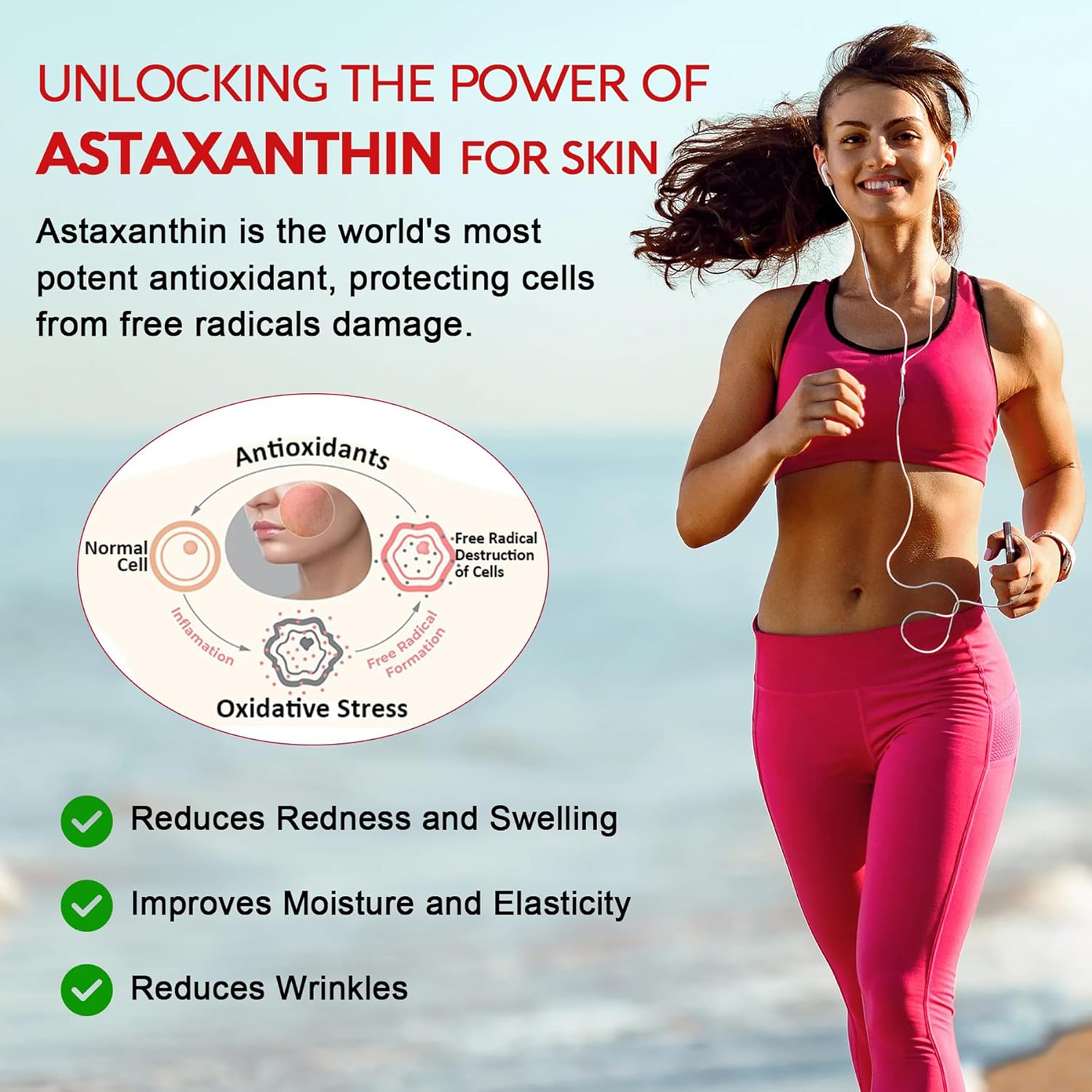 Astaxanthin 24mg – Heart and Cardiovascular Health, Support Antioxidant Activity
