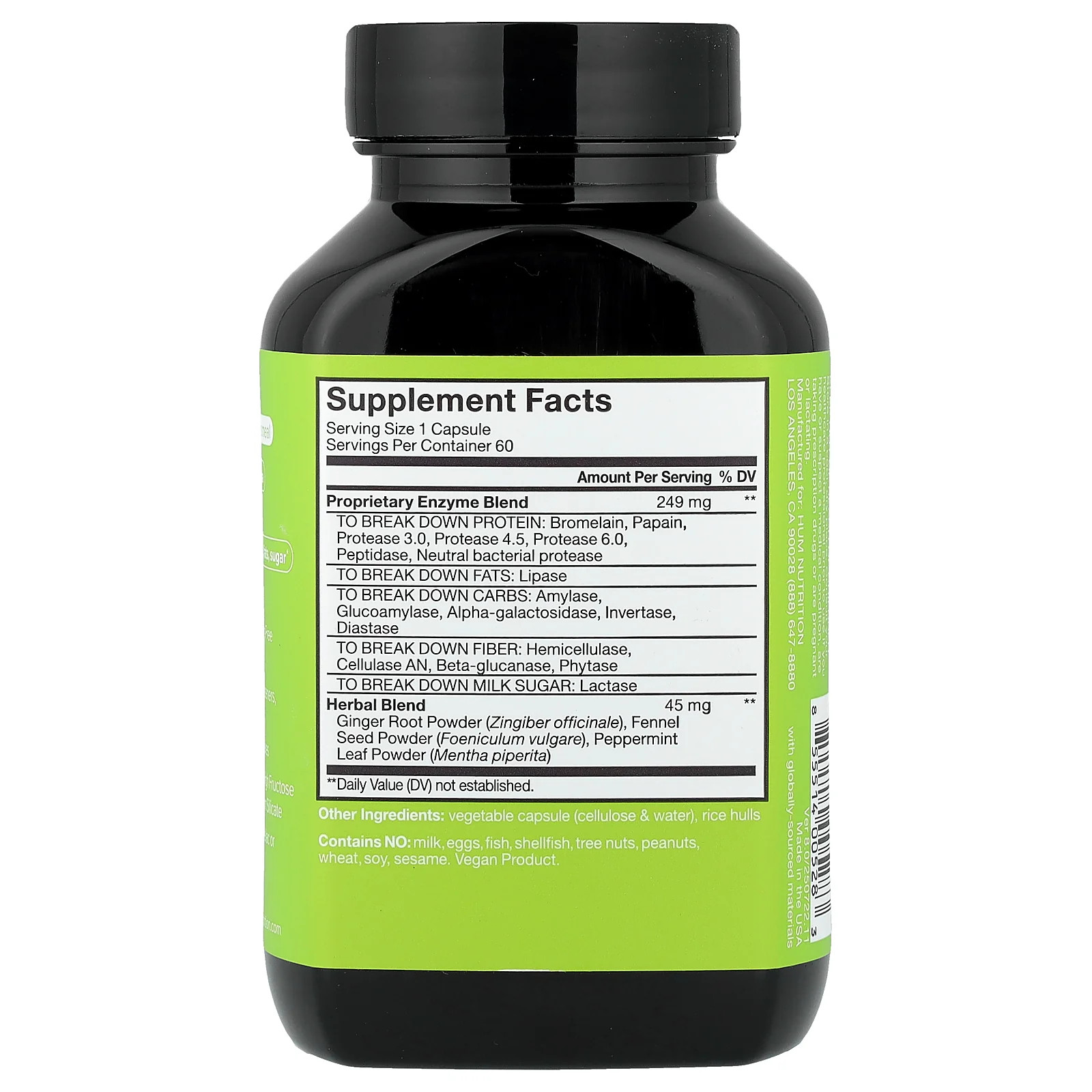 2 X HUM Nutrition, Flatter Me�, 60 Vegan Capsules