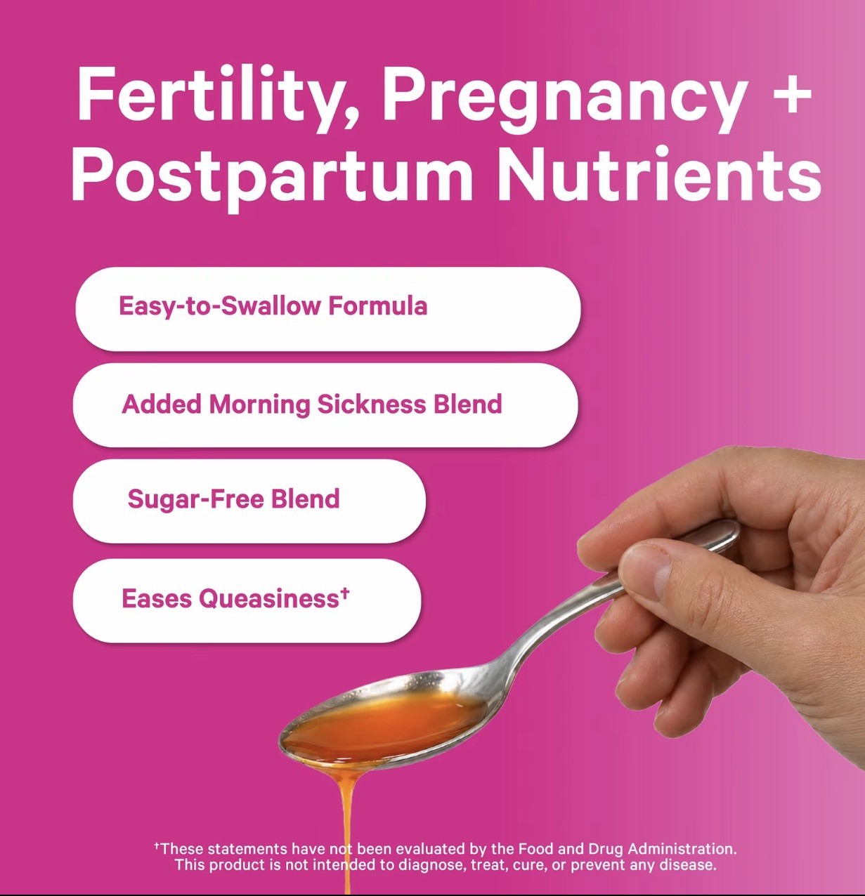 Pink Stork Prenatal Postnatal Vitamin Supplement Mixed Berry 16 fl oz