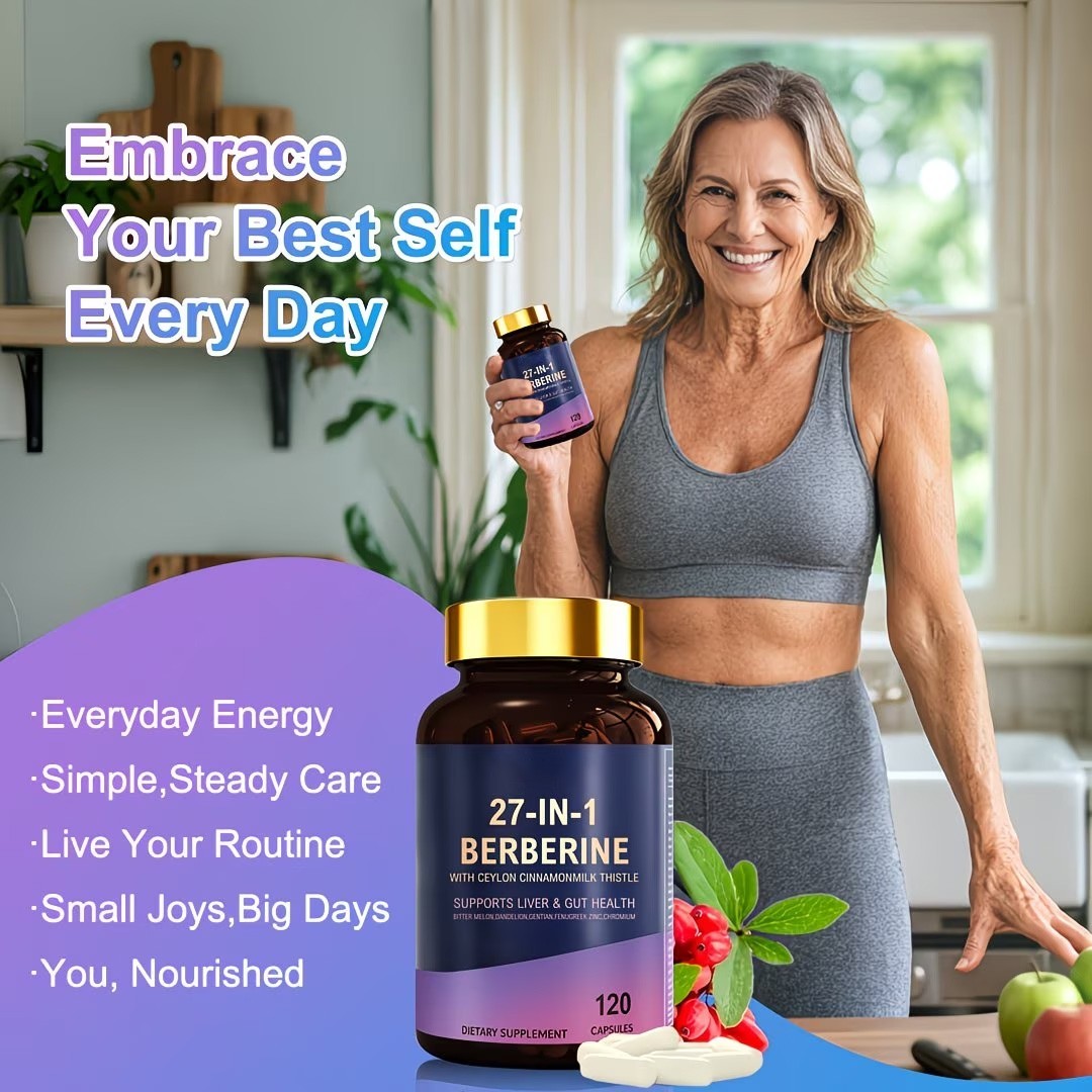 27 In 1Berberine Capsule-Digestive Health Support Healthy Immune System Support