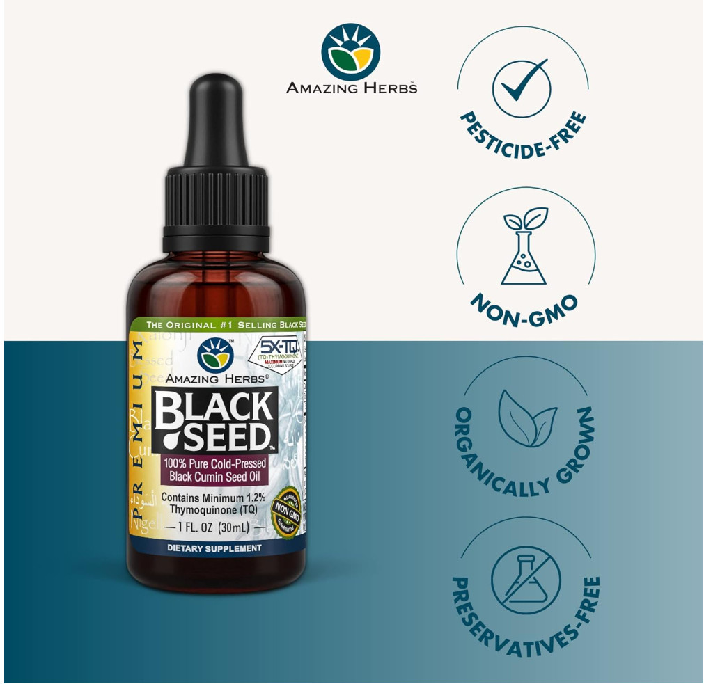 Amazing Herbs Black Seed 1 FL OZ