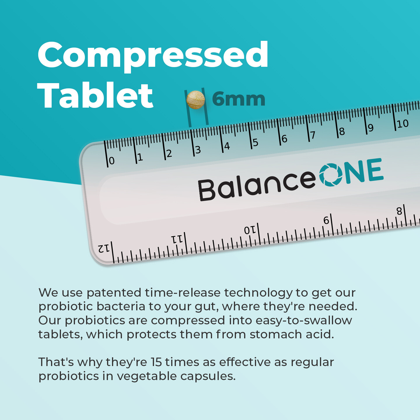 Balance ONE Kids Probiotic, Easy-to-Swallow Pearls, Sugar Free, 2 Month Supply