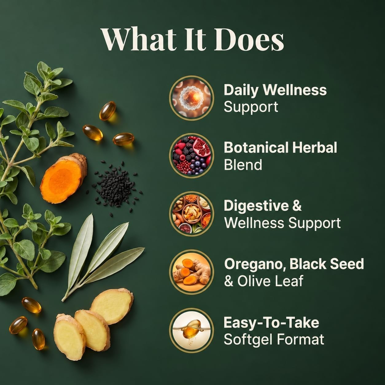 PURETREX Wild Oregano Oil Black Seed Oil 300 Softgels Vegan Supplement