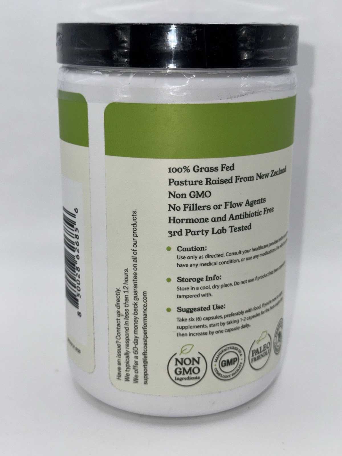 Beef Organ Supplement Grass Fed 7 Bovine Organs Complex 360 Capsules Exp 11/2027