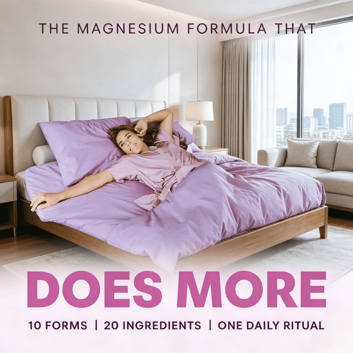 Micro Ingredients Magnesium 20-in-1 – 240 Veggie Caps for Women