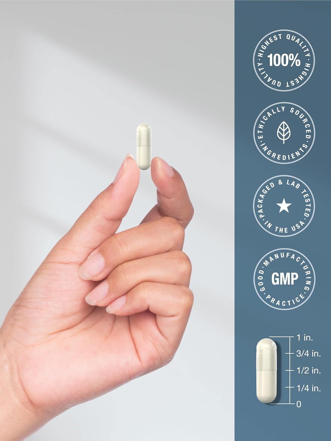 Bisglicinato de Magnesio 100% Quelato, No Laxante, Máxima Absorción y Bioavailab