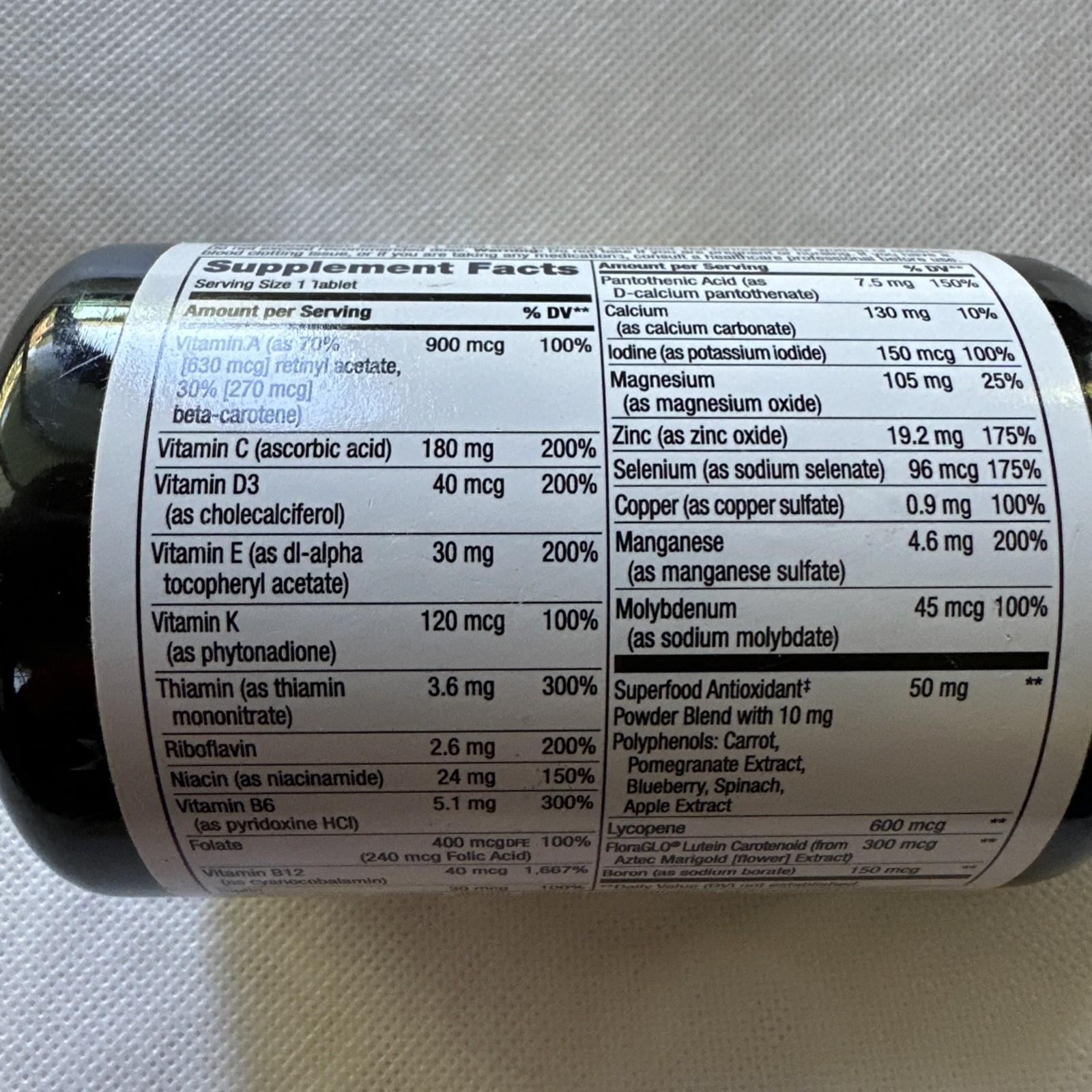 Nature’s Way Alive! Men’s 50+ Complete Multivitamin, 130-Tablets Exp 09/2026