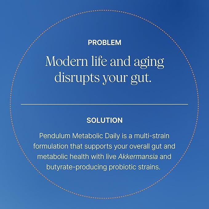 Pendulum Metabolic Daily Multi-Strain Probiotic W/ Akkermansia Muciniphila 30Ct