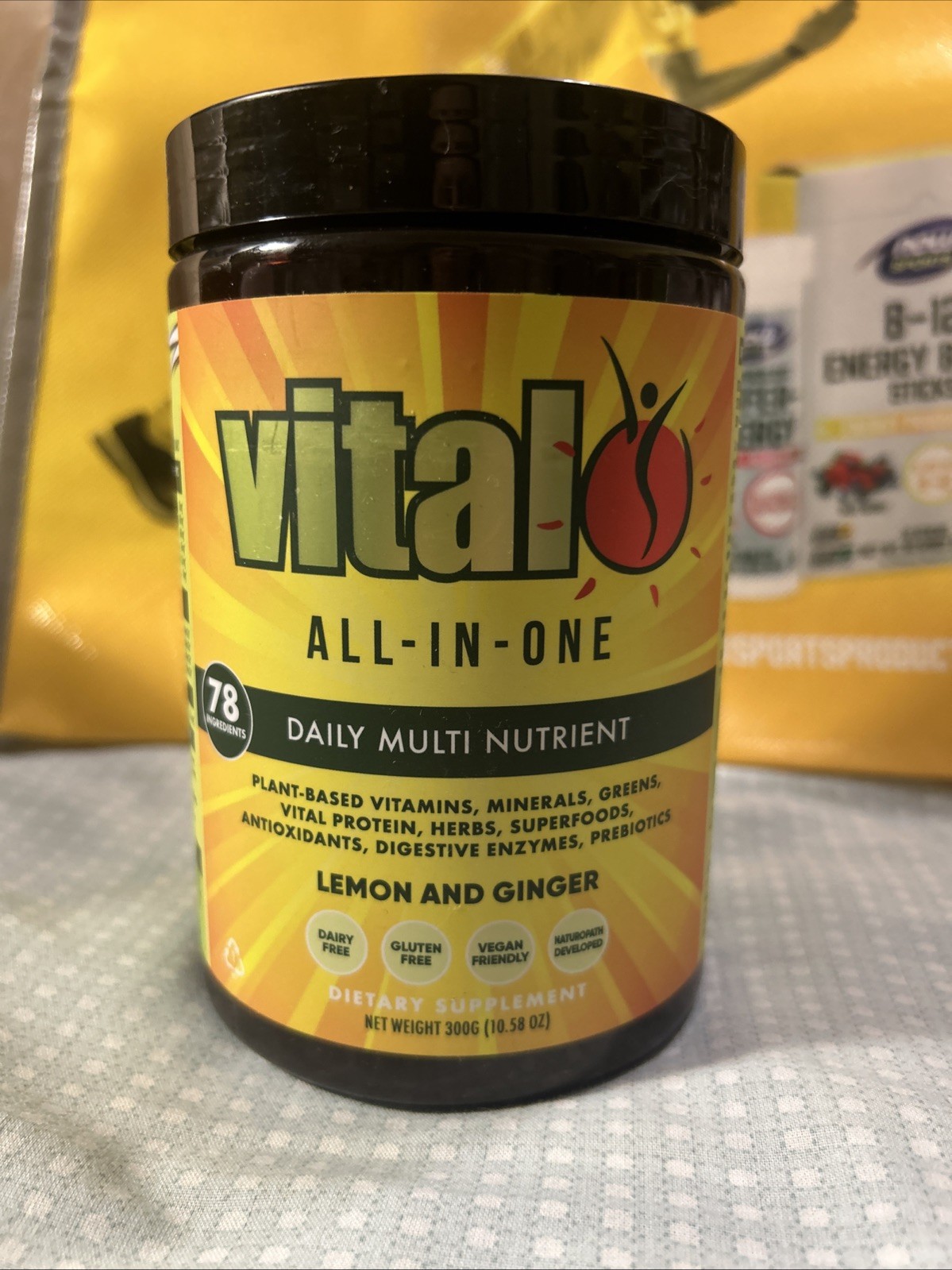 Pack Of 2 Vital All-In-One Daily Multi Nutrient Original &Lemon Ginger
