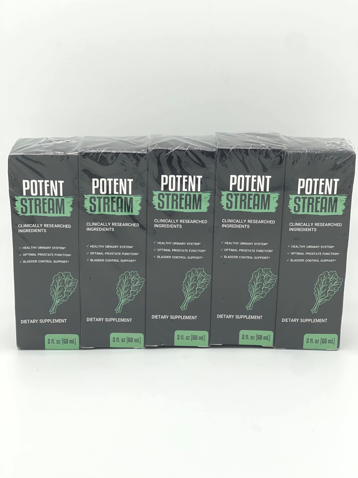 Potent Stream Drops, PotentStream Prostate & Overall Wellness Support – 5 PACK
