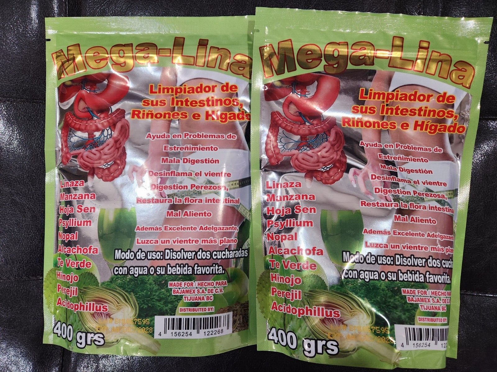 2 MEGALINA DETOXIFY YOUR INTESTINES, KIDNEYS & LIVERS NEW FRESH 12/2028 14 OZ EA